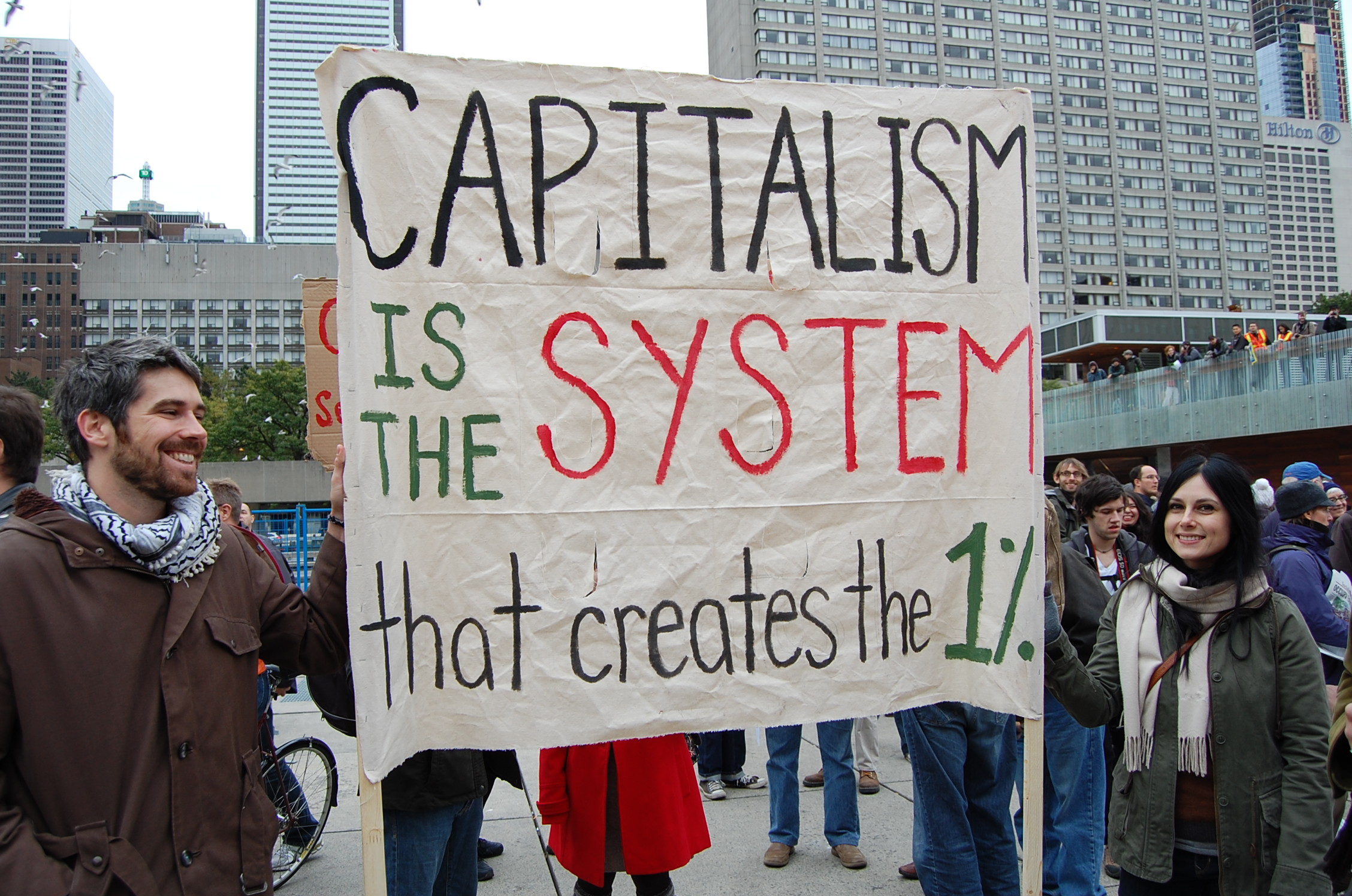 DGR action call: Occupy the Machine, Stop the 1%, Literally