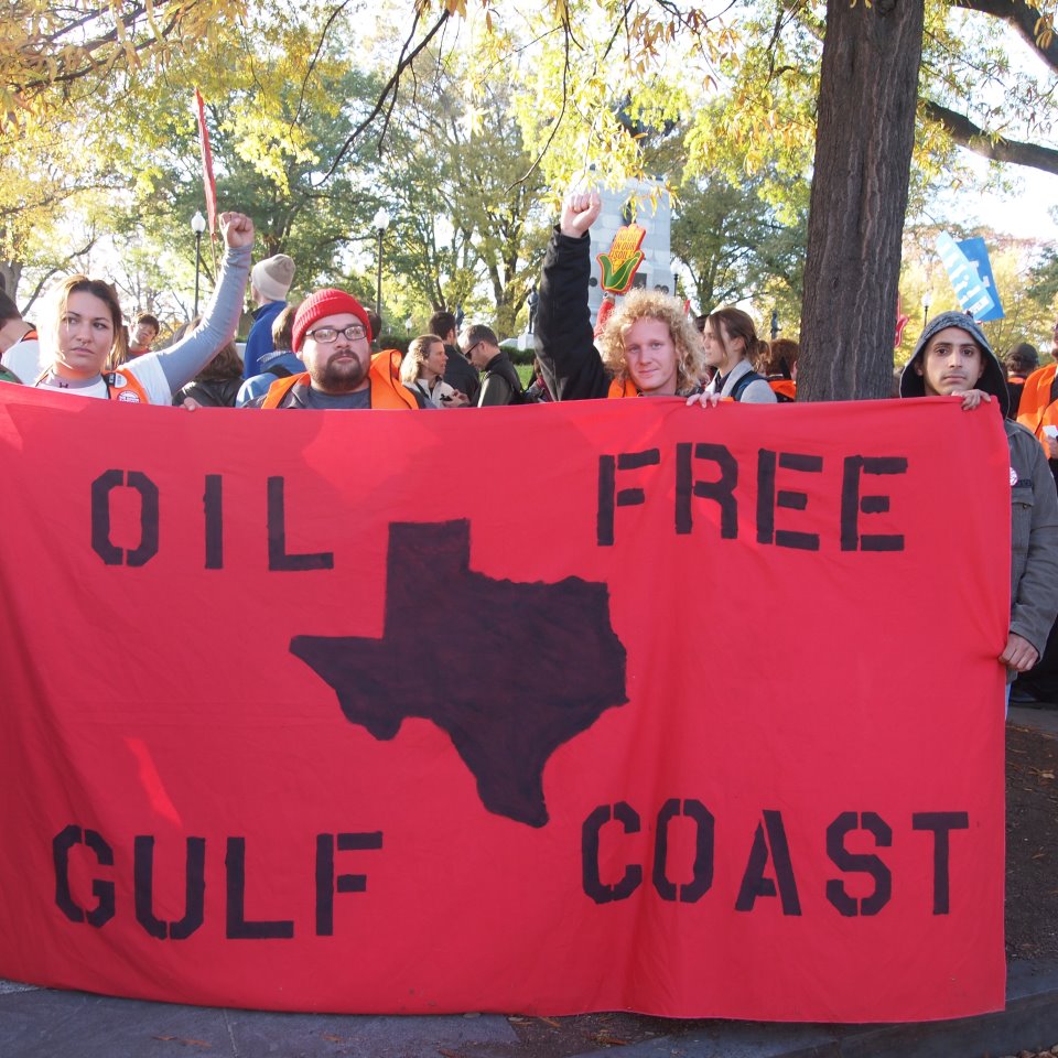Activists in Texas organizing blockade against Keystone XL pipeline