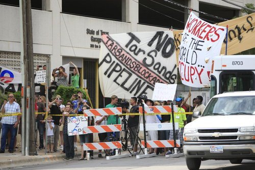 Tars Sands Blockade working to physically stop Keystone XL pipeline construction