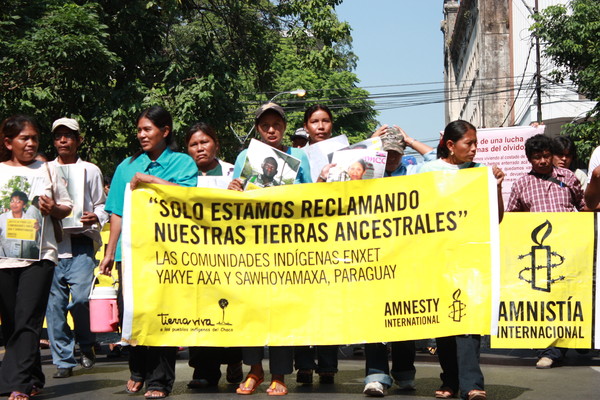 Sawhoyamaxa organizing to reclaim territory in Paraguay, stolen 20 years ago by cattle ranchers