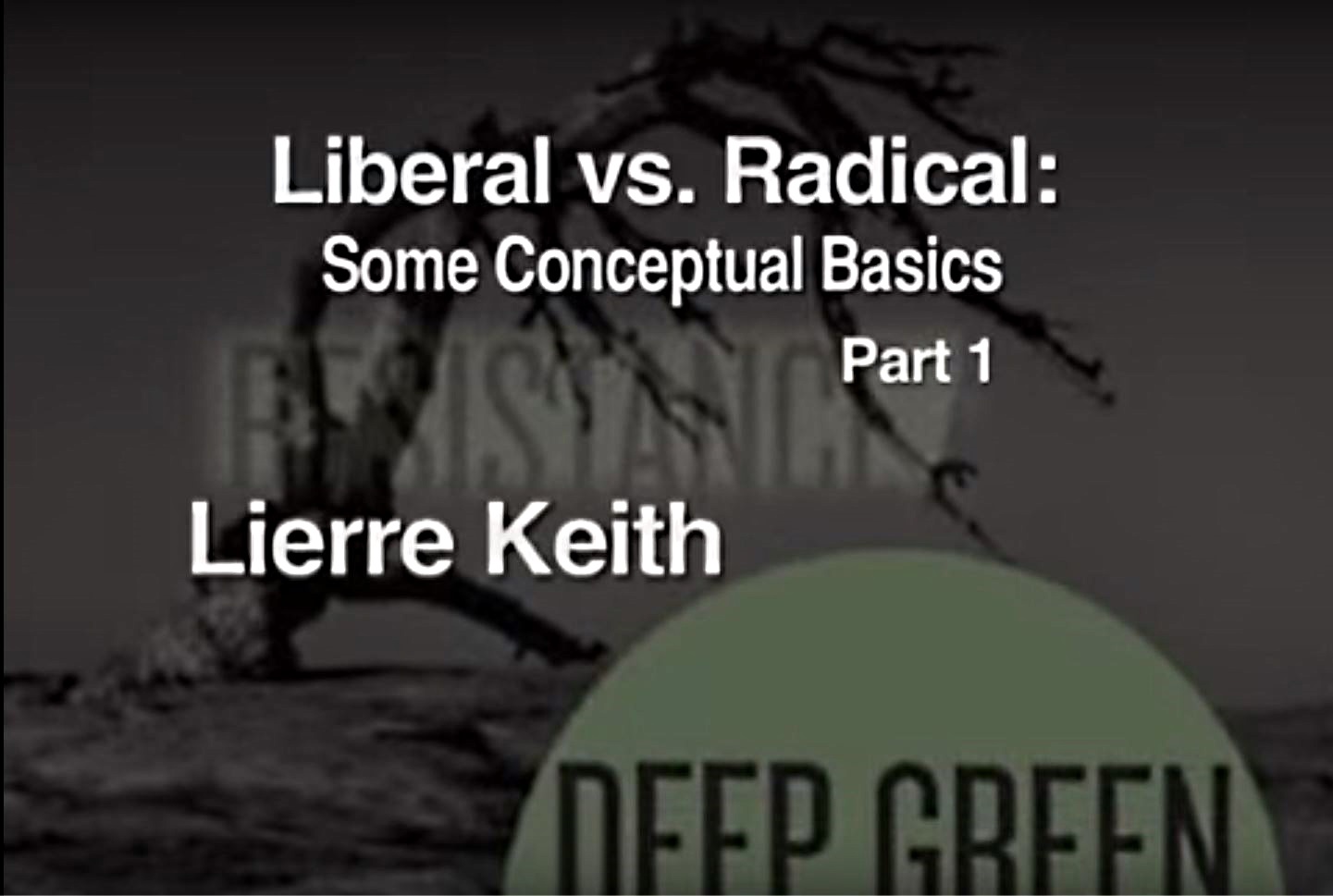 Deep Green Resistance – Liberal vs Radical Part 1 of 3