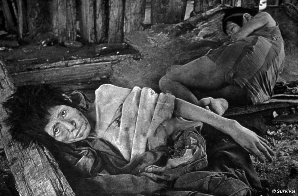 Many Aché starved to death after being forced from their forest home in Paraguay © Don McCullin/Survival