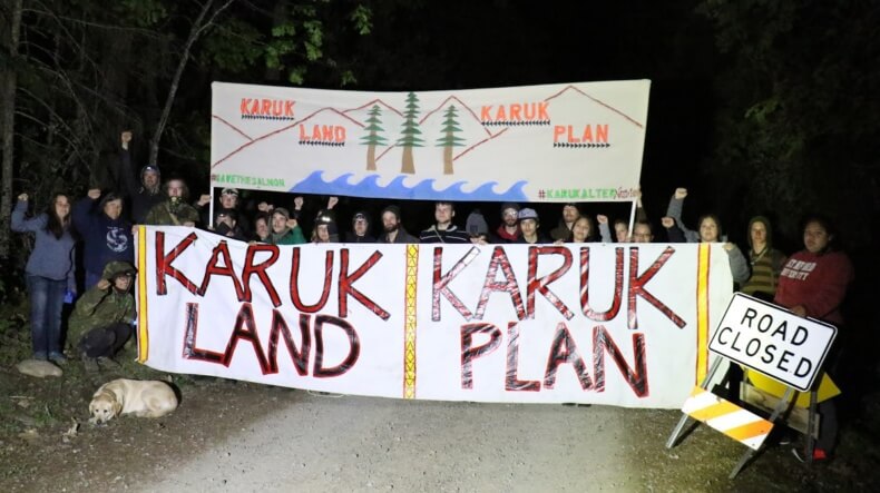 Blockade Disrupts Klamath Salvage Logging