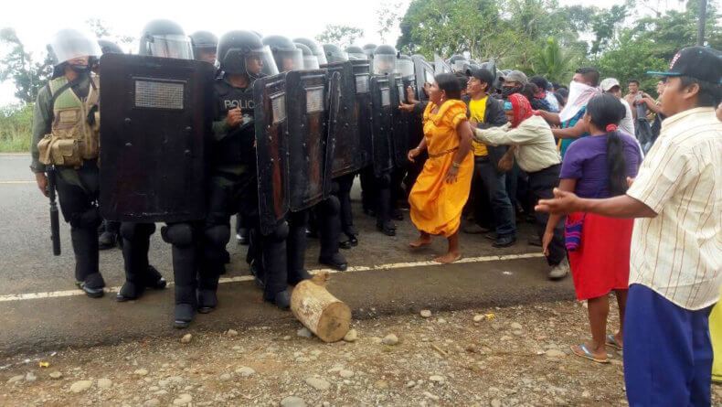 Panamanian Police Assault Indigenous Dam Protesters