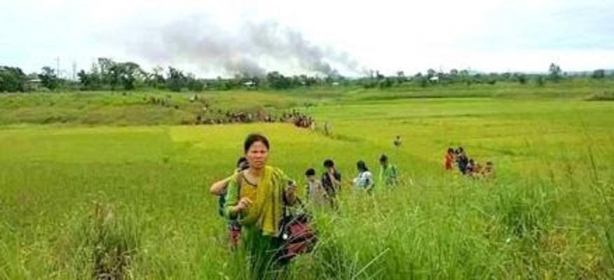 Arson Attack on Jumma Villages by Bengali Settlers in Longadu, 300 Houses Torched