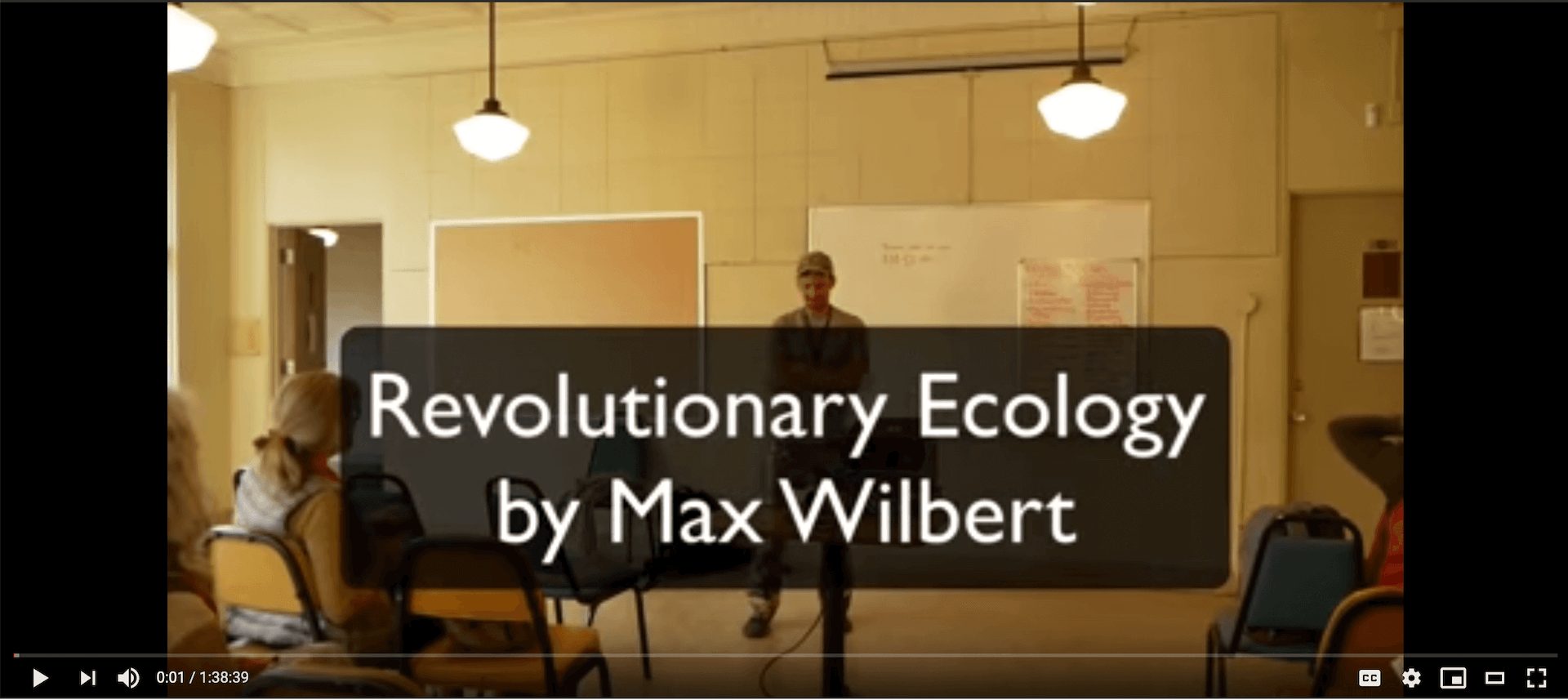 revolutionary ecology talk