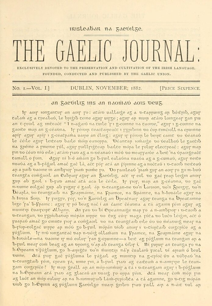 Gaelic Journal history of Saint Patrick's Battalion