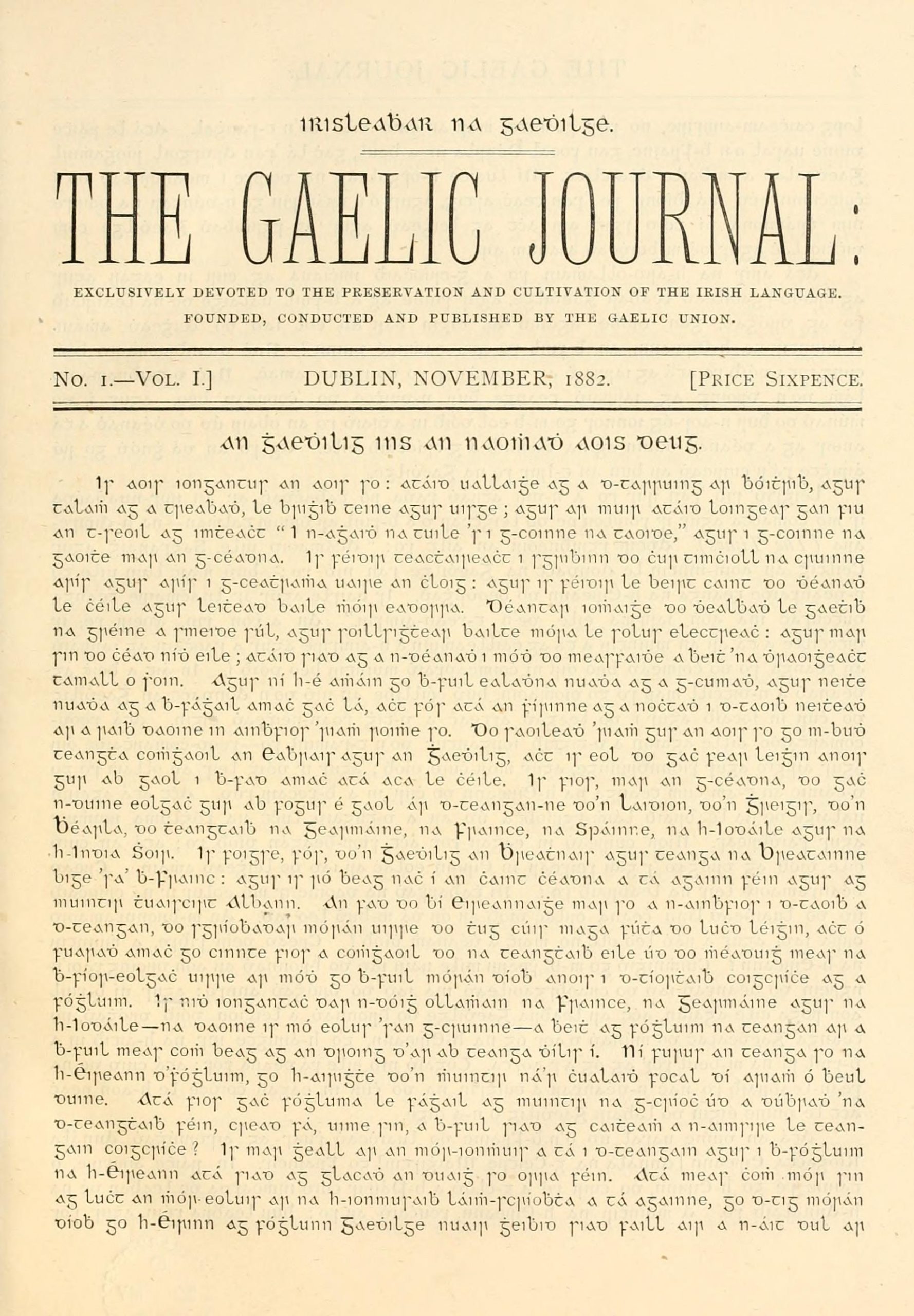 Gaelic Journal history of Saint Patrick's Battalion