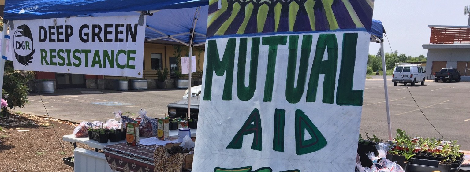 DGR mutual aid banners