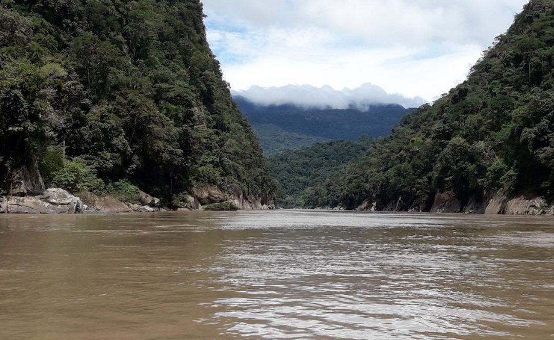 Image of Chepete Gorge on the Beni River, located 70 kilometers (43 miles) upstream of the village of Rurrenabaque